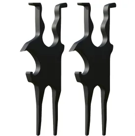 3-in-1 Golf Holder Divot Tool, Magnetic Golf Tube Holder for Golf Cart, Portable Golf-Multi-Tool, Ball Marker & Beverage Shotgun Opener Multi-Tool Fits Beach Chair Fishing Accessory (2Pcs)