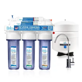 5 Stage Reverse Osmosis Water Filter System, RO, Brio Signature