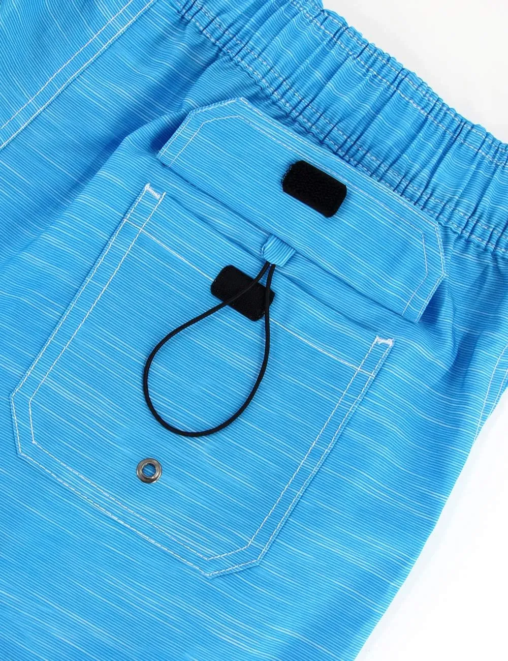 AXESEA Mens Swim Trunks Quick Dry Surf Long Elastic with Pockets Swimwear Bathing Suits No Mesh Lining
