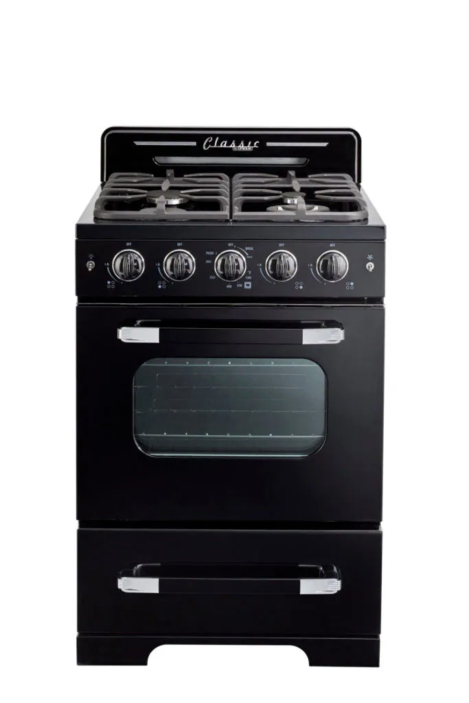 Classic Retro by Unique 24” Convection Gas Range