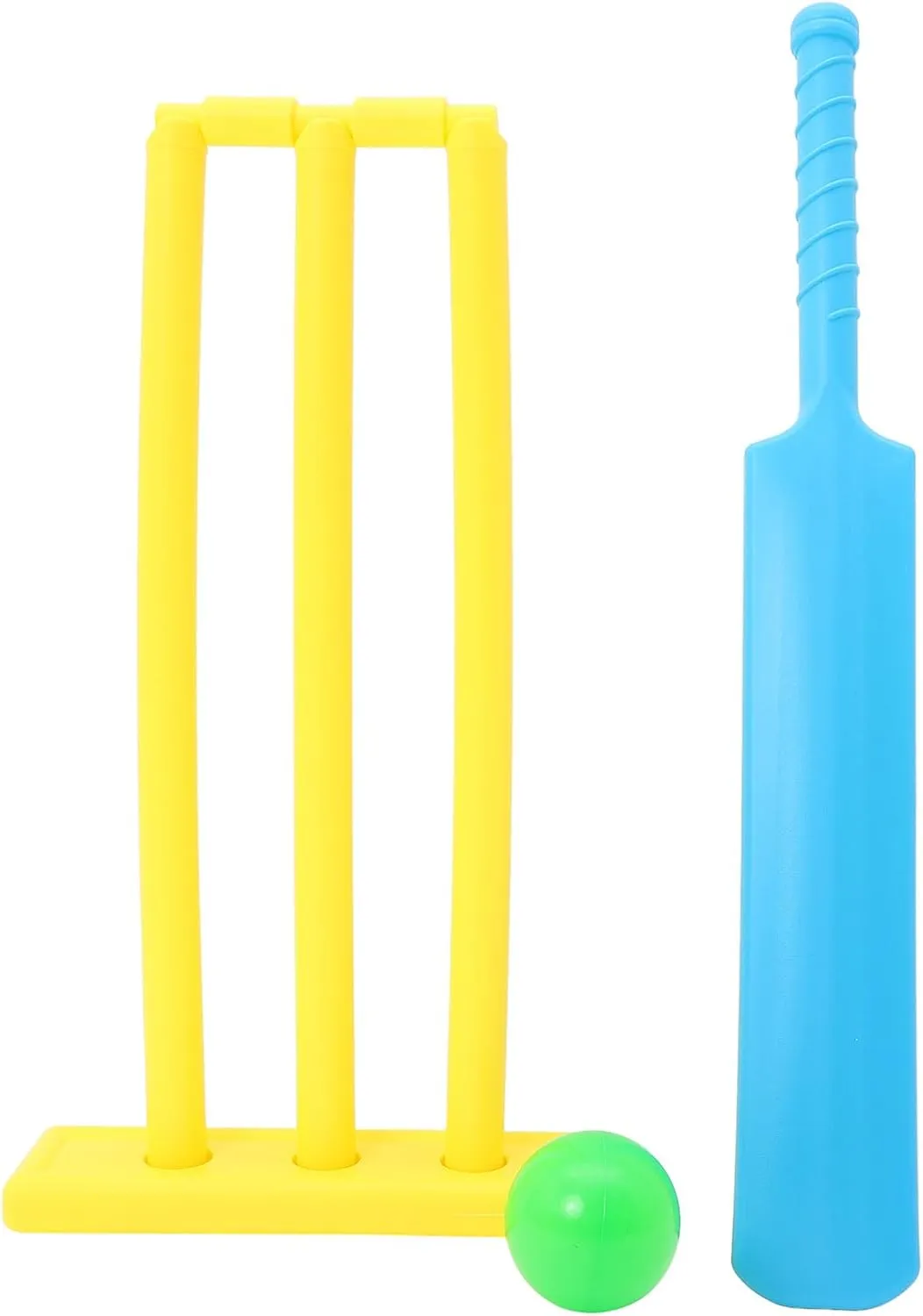 Cricket Set Beach Cricket Bat with 1 Ball and Stumps with Stand Bails Unisex Sports Game Set for Outdoor Sports Beach Play