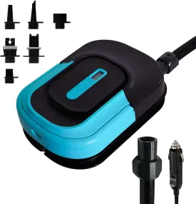 FunWater SUP Electric Air Pump Portable, 16PSI, Air Compressor for Paddle Board, Inflatable Tent, Boat, Swimming Pool, Paddle Pump with 6 Nozzles