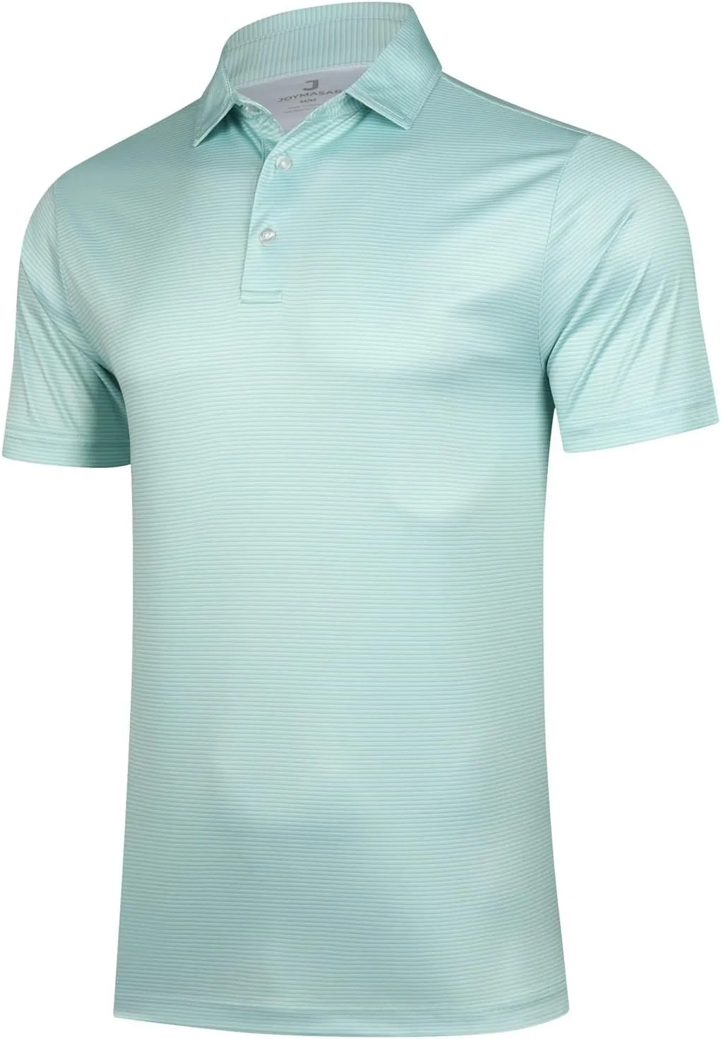 Golf Shirts for Men - Short Sleeve Performance Print Moisture Wicking Polo Shirt