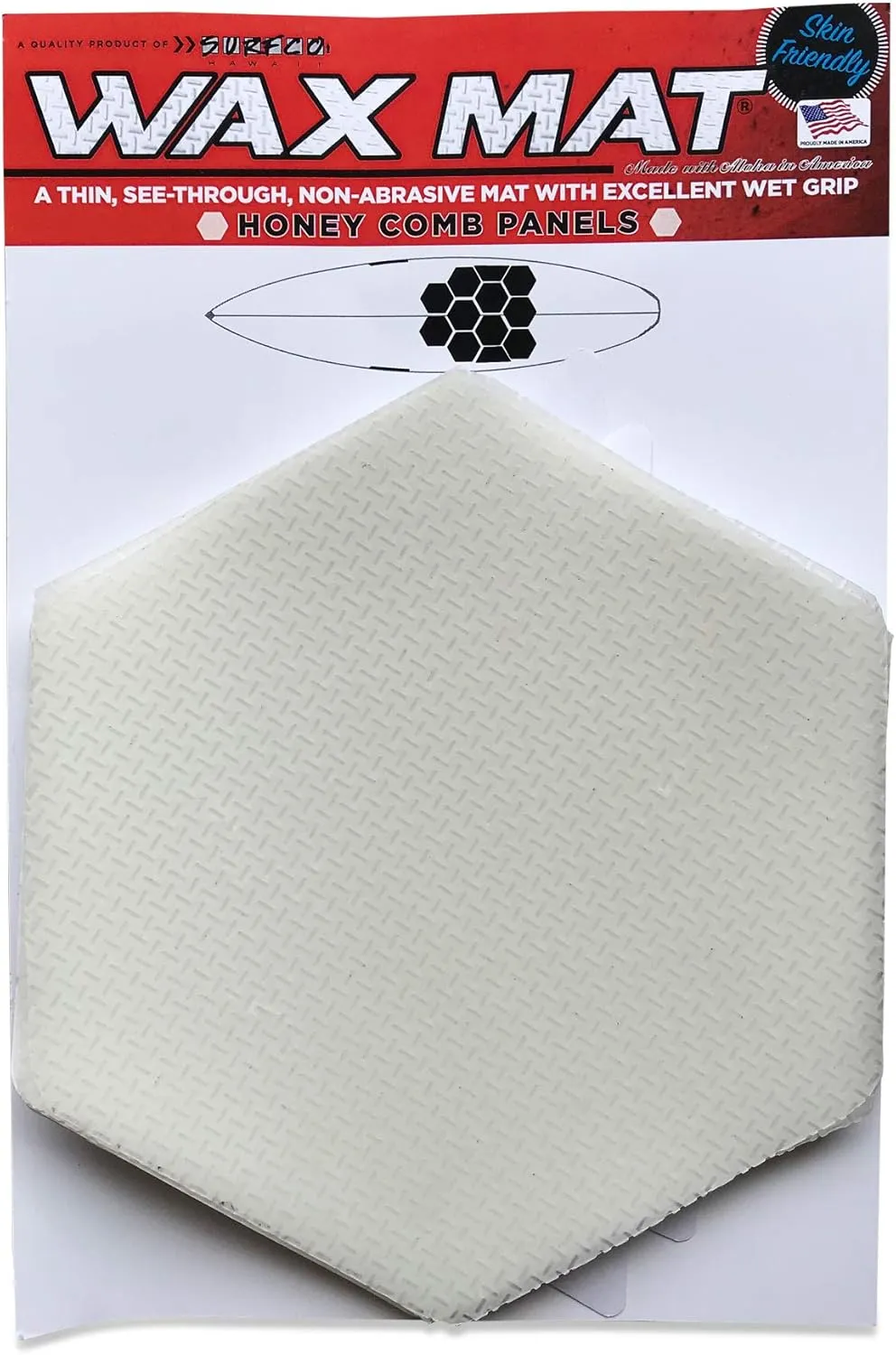 Honeycomb Wax Mat Kit, no Mess Surfboard Wax Alternative