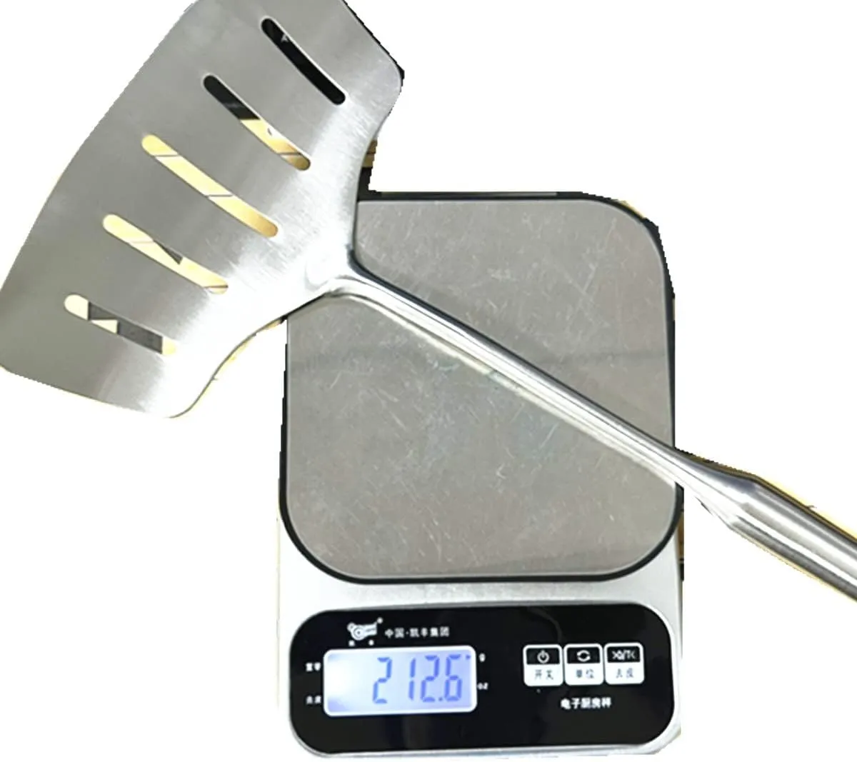 Large Spatula Turner Wide Slotted 304 Stainless Steel Flipper Cooking Utensil Serving Kitchen Tool Heat Proof for Frying Grilling Durable Easy To Clean 14.566 Inches