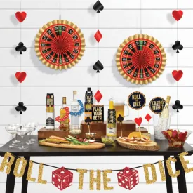 Roll the Dice Casino Bar Decorating Kit