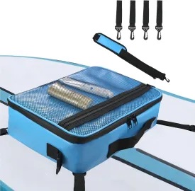Sup Deck Cooler Bag - Deck Bag Waterproof, Side Handle, Shoulder Strap, Mesh Top Pocket, Deck Accessories