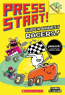Super Rabbit Racers!: A Branches Book (Press Start! #3) (3) Paperback  October 31, 2017