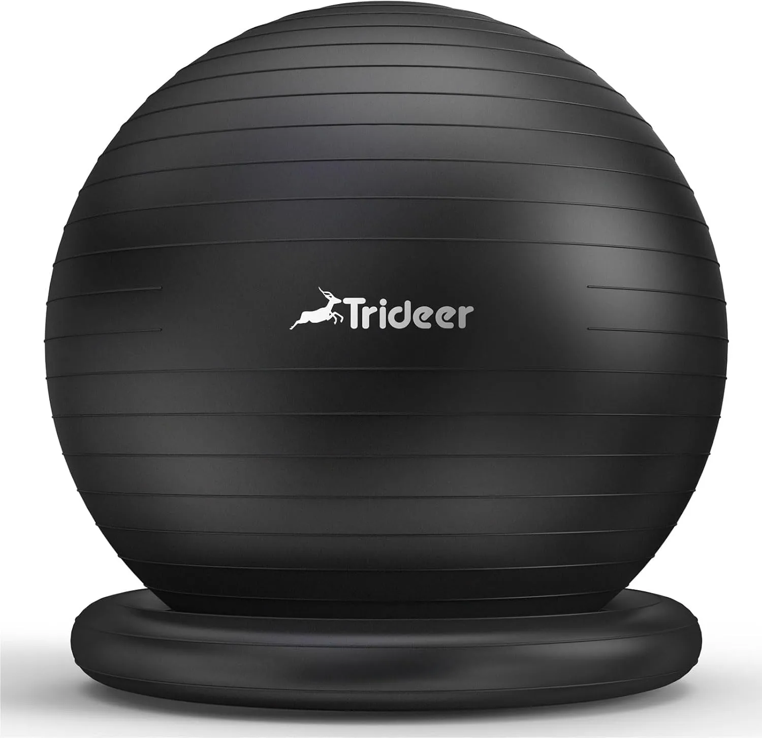 Trideer Yoga Ball Chair with Base - Stability & Fitness Ball Seat for Home Office, Pregnancy & Workout